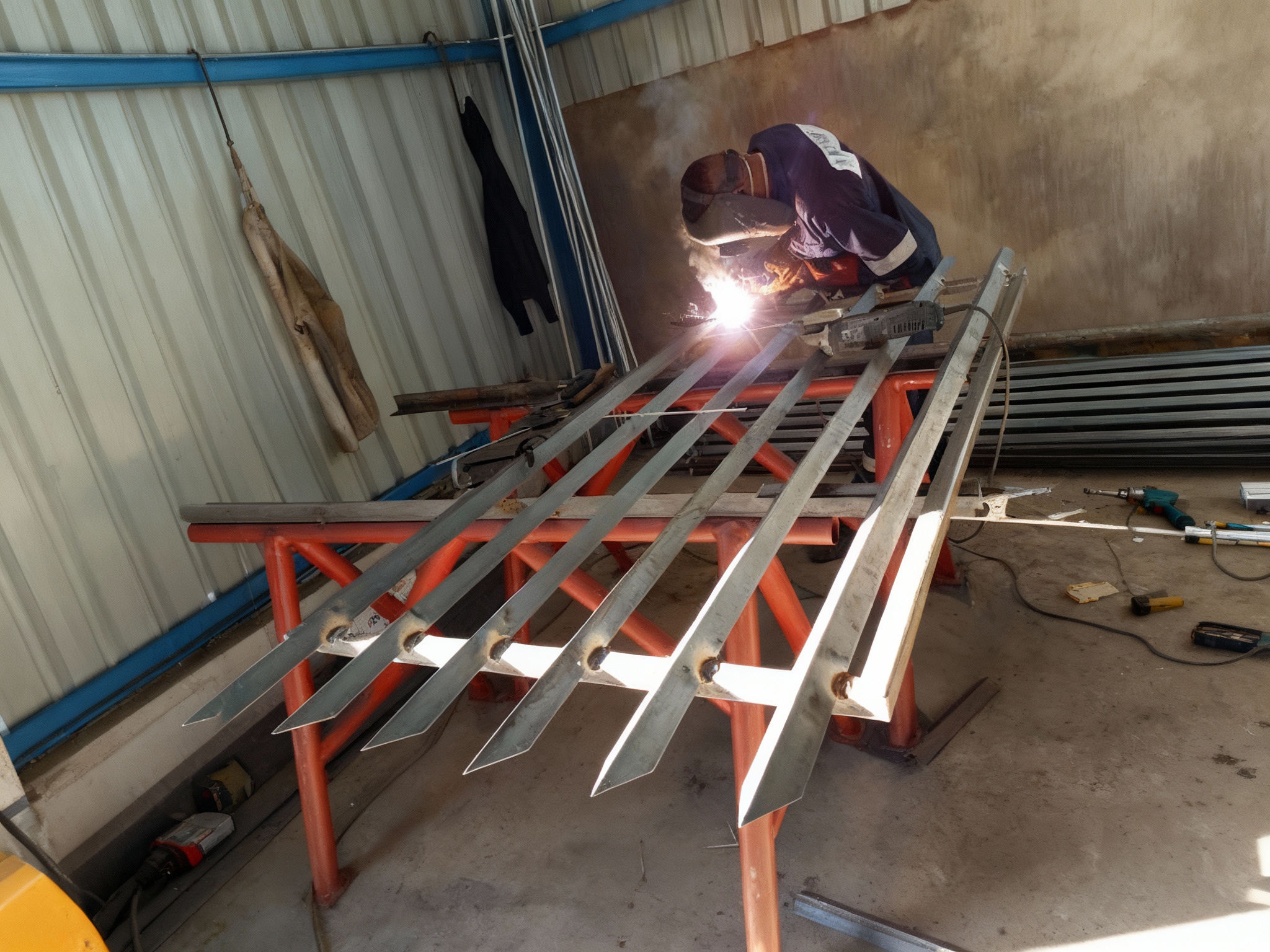 Palisades - Fabricação e instalação